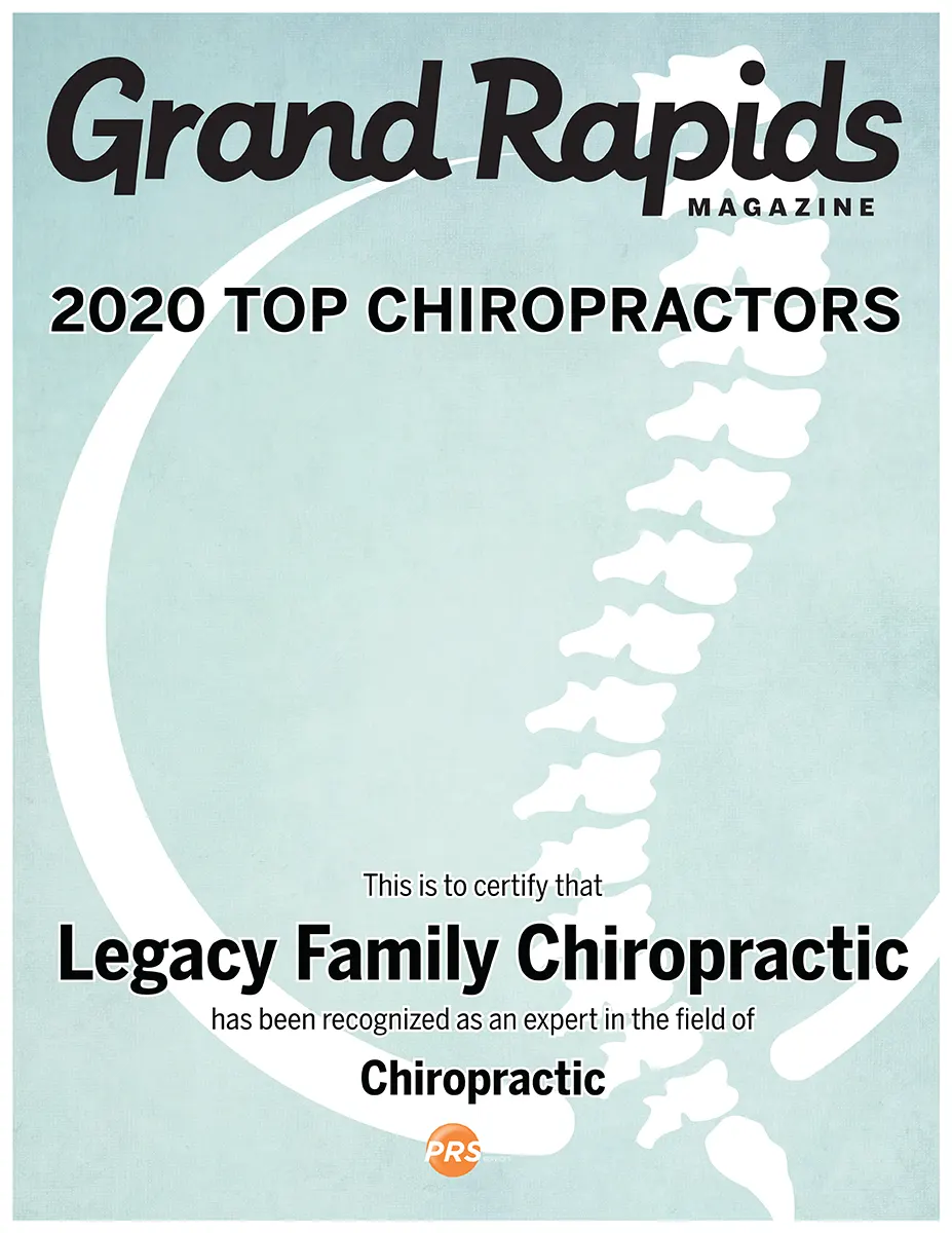 Chiropractor Award 2020 Grand Rapids MI