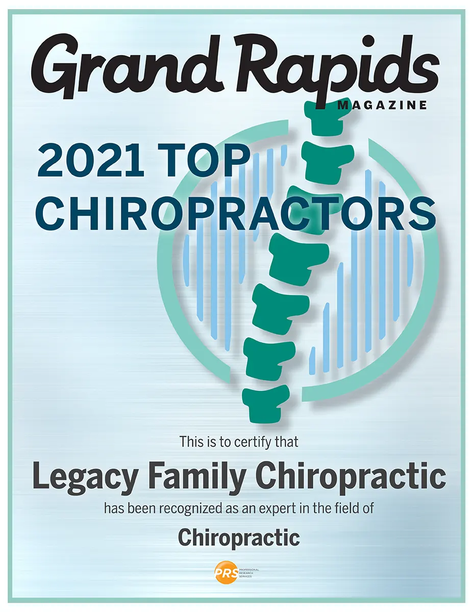 Chiropractor Award 2021 Grand Rapids MI Near Me