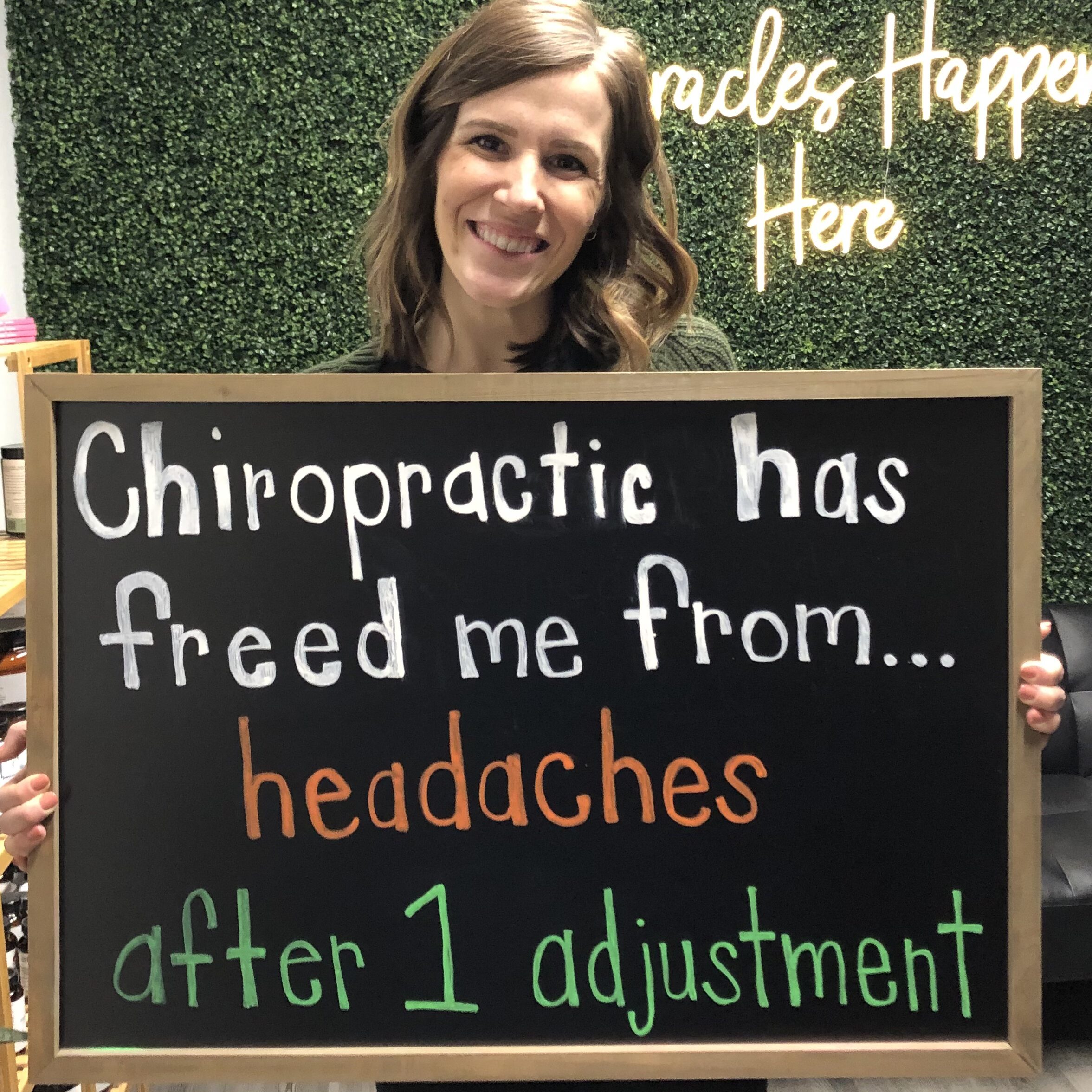 Legacy patient reporting headache relief after one adjustment