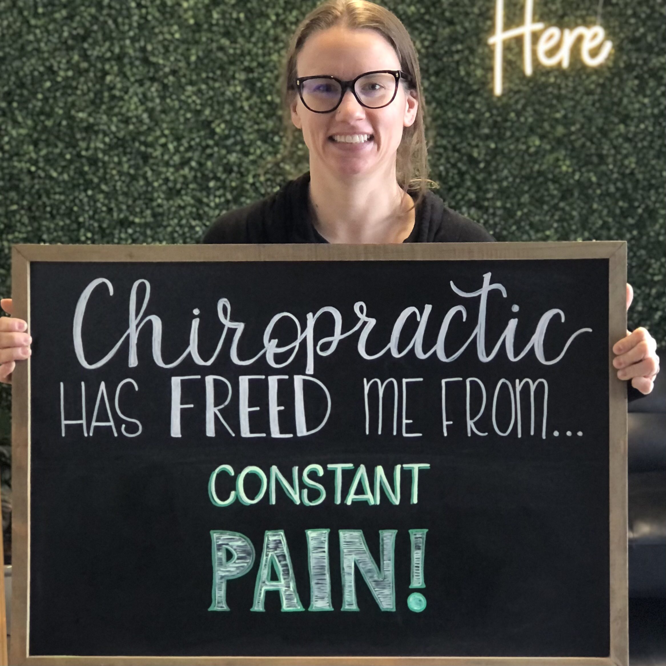 Legacy patient reporting freedom from constant pain