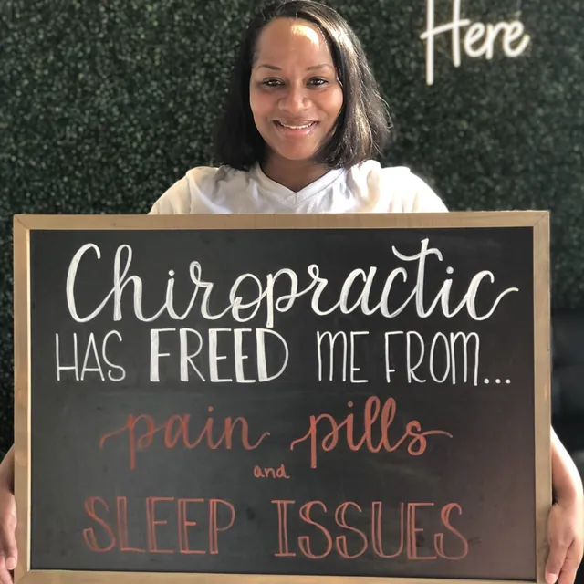 Legacy patient reporting freedom from pain pills and sleep issues