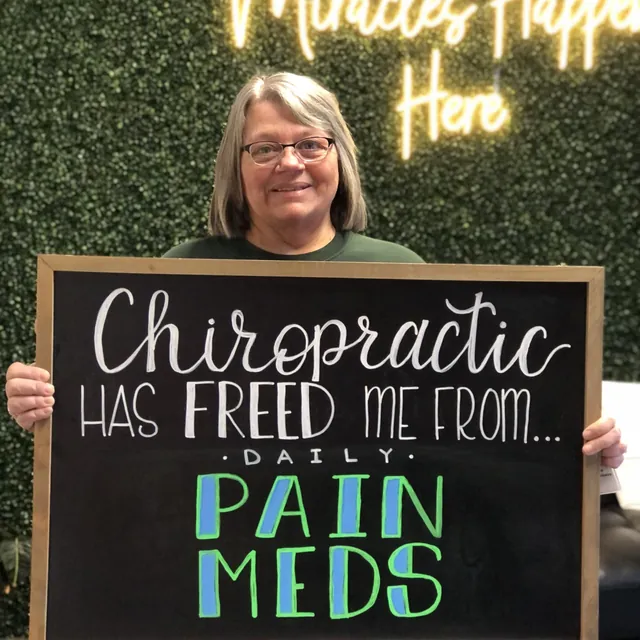 Legacy patient reporting freedom from daily pain medication