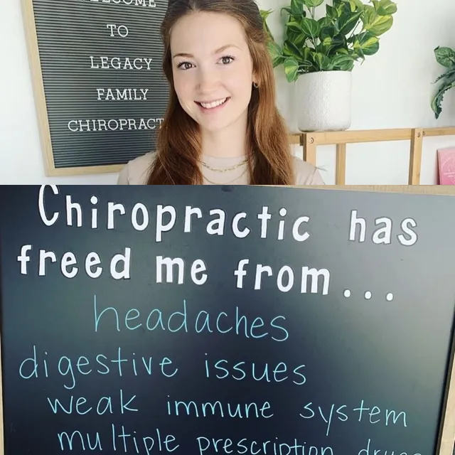Legacy patient reporting freedom from headaches, digestive issues, weak immunity, and prescription drugs